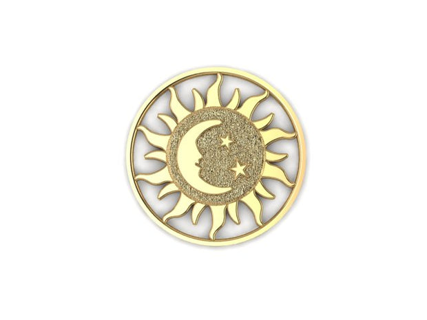 Eclipse Sun and Moon Pendant
