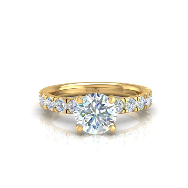 Cindy Hidden Halo Diamond Engagement Ring (2.42cttw.)
