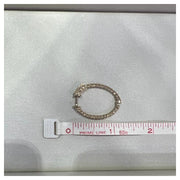 Inside Out Oval Hoop Diamond Earrings