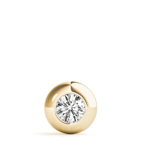 18K Yellow Gold 1 ct tw Solitaire Diamond Pendant