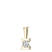 14K Yellow Gold 1 ct tw Solitaire Diamond Pendant