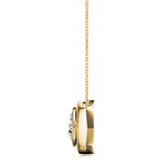 18K Yellow Gold 1 ct tw Solitaire Diamond Pendant