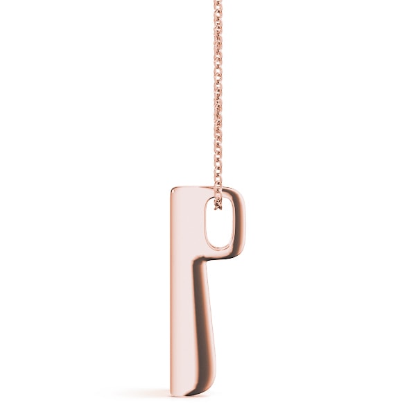 14K Rose Gold 1 ct tw Three Stone Diamond Pendant