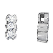 Three Stone Diamond Pendant