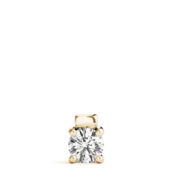 14K Yellow Gold 1 ct tw Solitaire Diamond Pendant