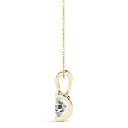 14K Yellow Gold 1 ct tw Solitaire Diamond Pendant