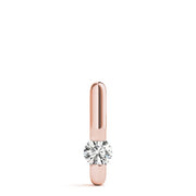 18K Rose Gold 1/2 ct tw Solitaire Diamond Pendant