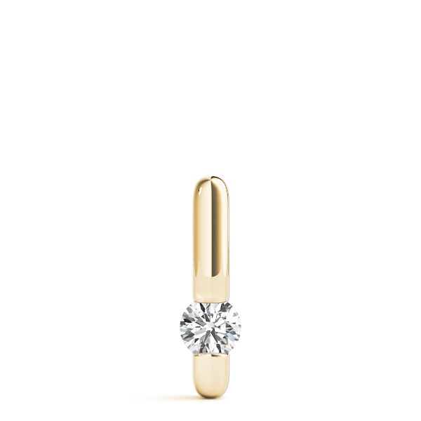 18K Yellow Gold 1/2 ct tw Solitaire Diamond Pendant