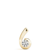 14K Yellow Gold 1/2 ct tw Solitaire Diamond Pendant
