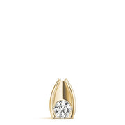 18K Yellow Gold 1/3 ct tw Solitaire Diamond Pendant