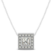 Halo Diamond Pendant