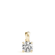 14K Yellow Gold 1 ct tw Solitaire Diamond Pendant