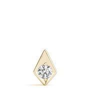 18K Yellow Gold 1/2 ct tw Solitaire Diamond Pendant