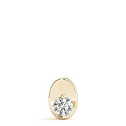 18K Yellow Gold 1/2 ct tw Solitaire Diamond Pendant