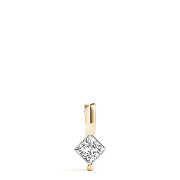 18K Yellow Gold 1/20 ct tw Solitaire Diamond Pendant