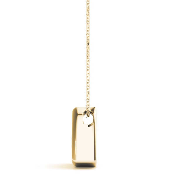 18K Yellow Gold 1 ct tw Solitaire Diamond Pendant