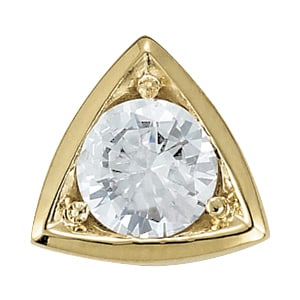 Platinum 1 ct tw Solitaire Diamond Pendant