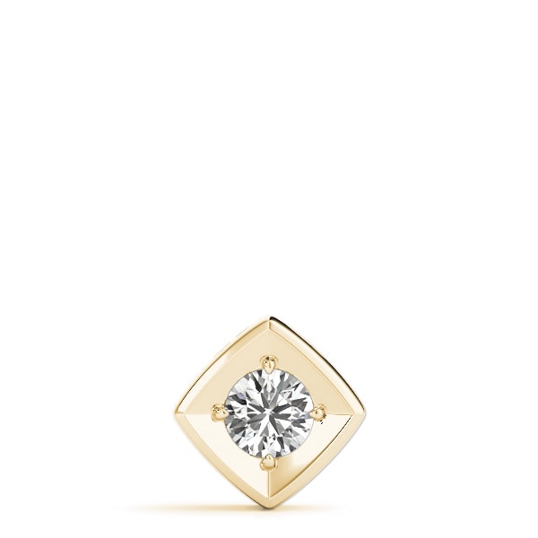 18K Yellow Gold 1 ct tw Solitaire Diamond Pendant