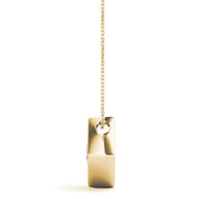 18K Yellow Gold 1 ct tw Solitaire Diamond Pendant