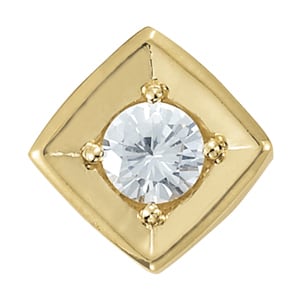 Platinum 1 ct tw Solitaire Diamond Pendant