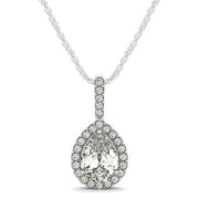 Halo Diamond Pendant