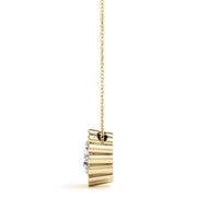 14K Yellow Gold 1 ct tw Solitaire Diamond Pendant