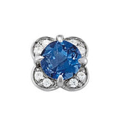 Platinum 1 1/8 ct tw Halo Diamond Pendant