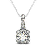 Halo Diamond Pendant
