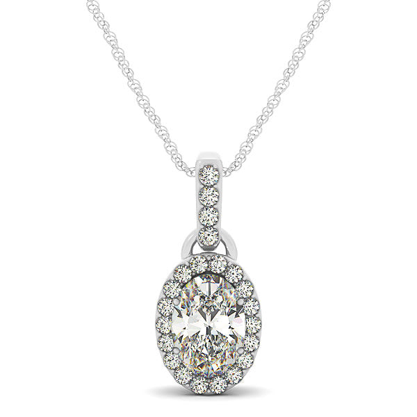 Halo Diamond Pendant