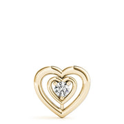 14K Yellow Gold 1/2 ct tw Solitaire Diamond Pendant