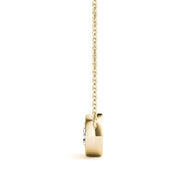 14K Yellow Gold 1 ct tw Solitaire Diamond Pendant