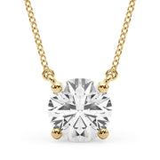 14K Yellow Gold 1 ct tw Solitaire Diamond Pendant