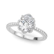 Halo Diamond Engagement Ring