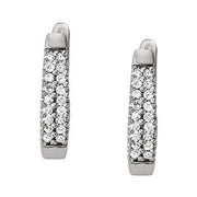 J-Hoops Diamond Earring