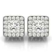 Halo Diamond Earring