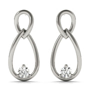 Platinum 1/15 ct tw All Studs & Stud Mounts Diamond Earring