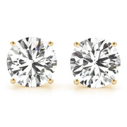 14K Yellow Gold 3/8 ct tw All Studs & Stud Mounts Diamond Earring