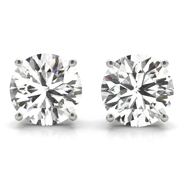 Platinum 3/8 ct tw All Studs & Stud Mounts Diamond Earring