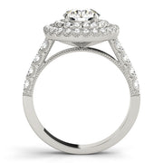 Halo Diamond Engagement Ring