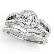 Halo Diamond Engagement Ring