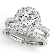 Halo Diamond Engagement Ring