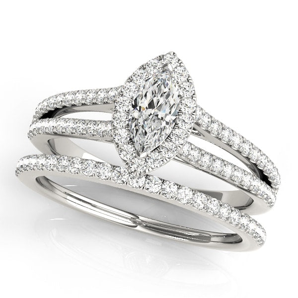 Halo Diamond Engagement Ring