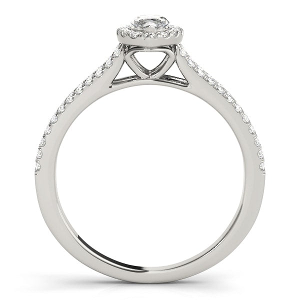 Halo Diamond Engagement Ring