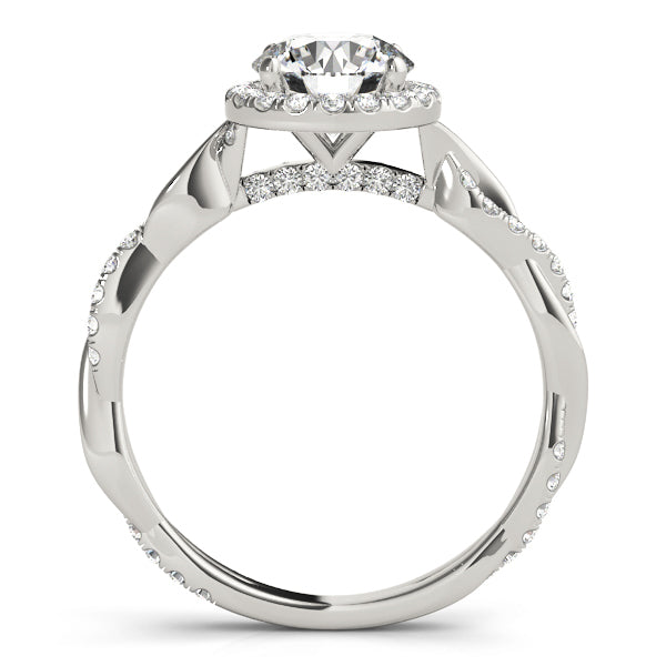 Halo Diamond Engagement Ring