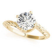 18K Yellow Gold 1 ct tw Solitaire Diamond Engagement Ring