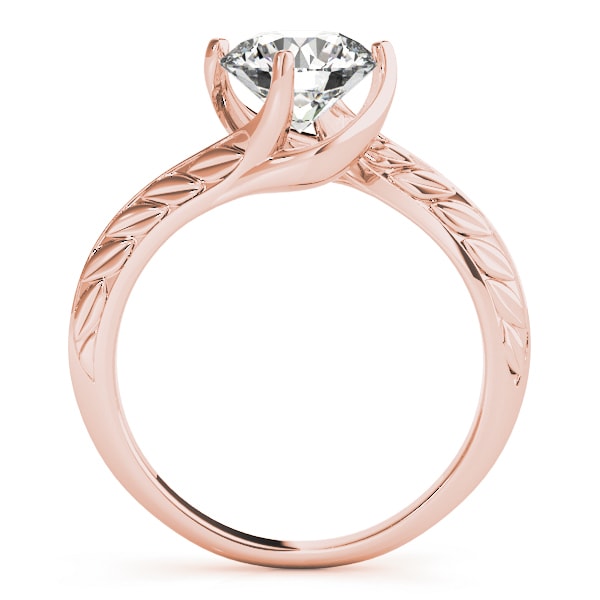 14K Rose Gold 1 ct tw Solitaire Diamond Engagement Ring