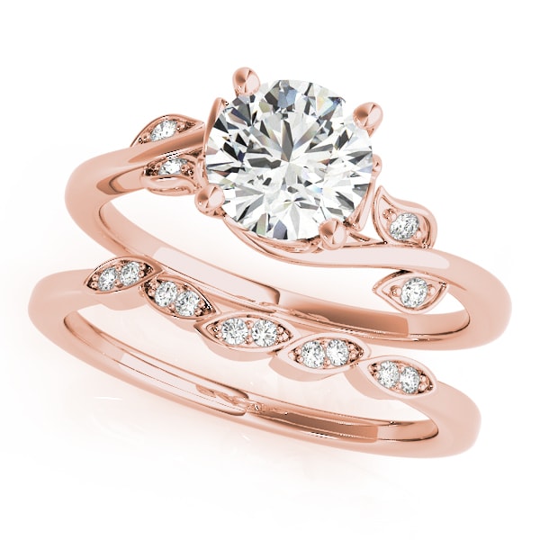 18K Rose Gold 1 5/8 ct tw Solitaire Diamond Engagement Ring