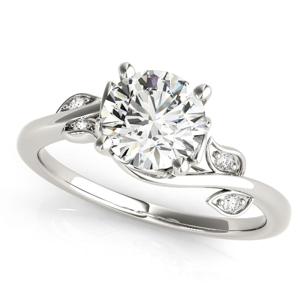 14K White Gold 1 5/8 ct tw Solitaire Diamond Engagement Ring