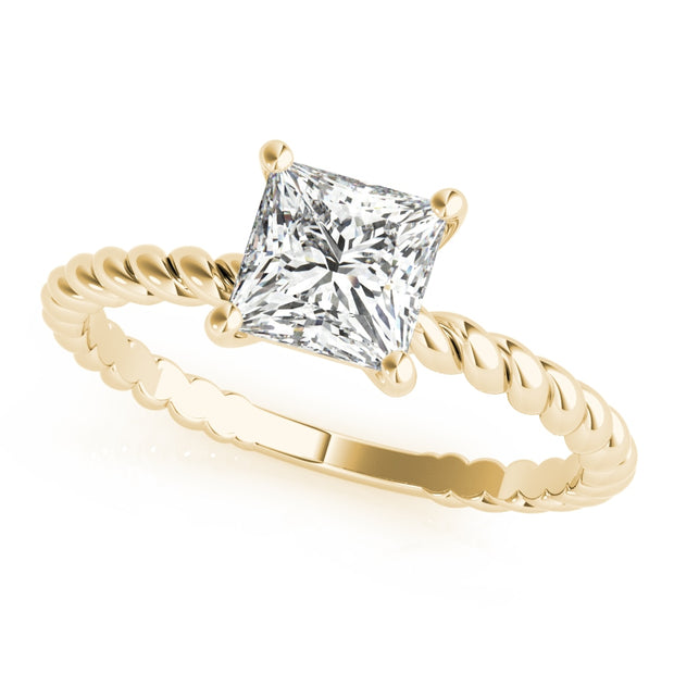 14K Yellow Gold 5/8 ct tw Solitaire Diamond Engagement Ring