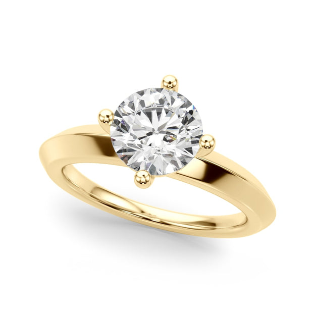 14K Yellow Gold 1 ct tw Solitaire Diamond Engagement Ring